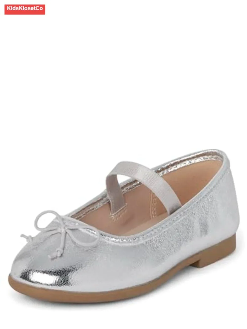 Toddler Closed Toe Ballet Flats with Bow